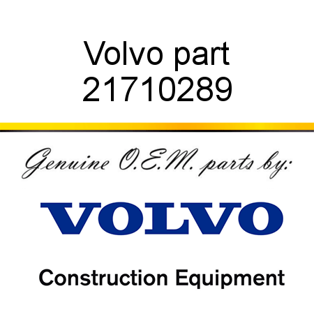 Volvo part 21710289