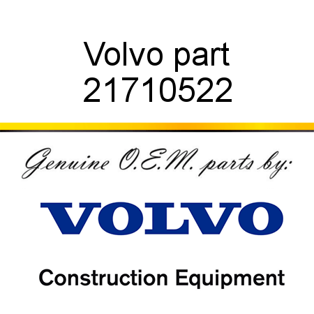 Volvo part 21710522