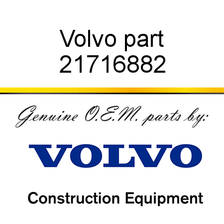 Volvo part 21716882