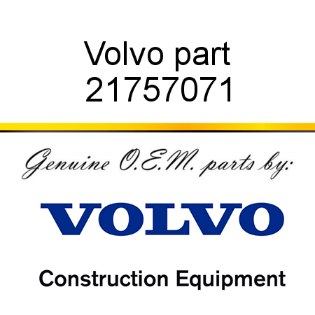 Volvo part 21757071