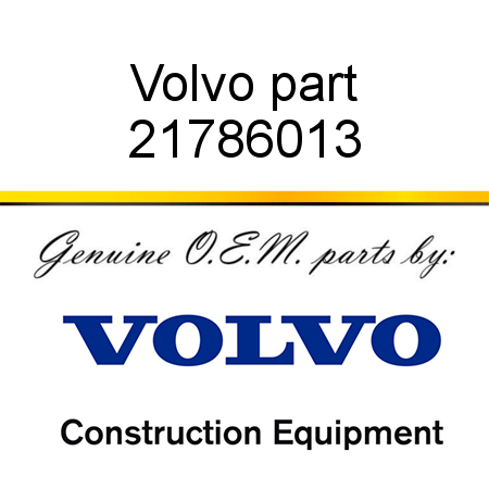 Volvo part 21786013