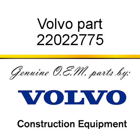 Volvo part 22022775