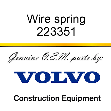 Wire spring 223351