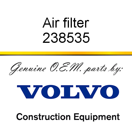 Air filter 238535