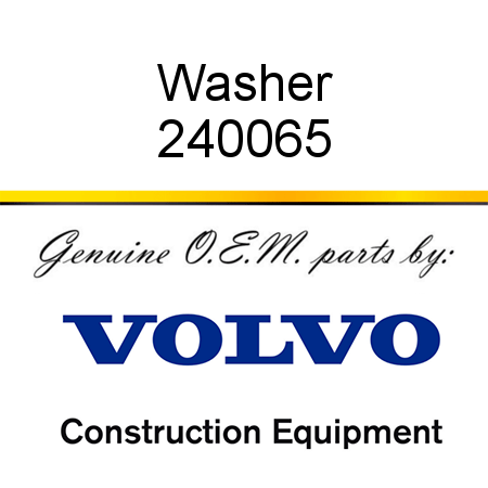 Washer 240065