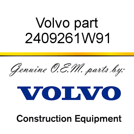 Volvo part 2409261W91