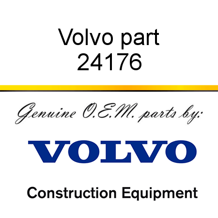 Volvo part 24176