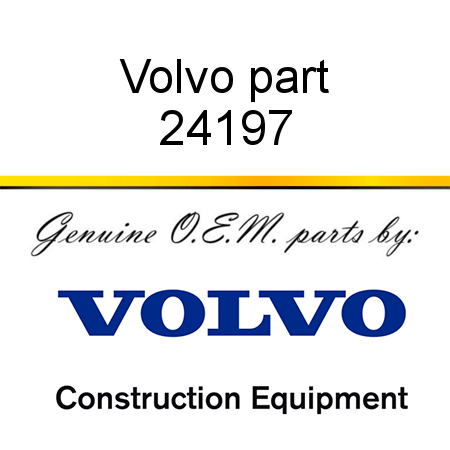 Volvo part 24197