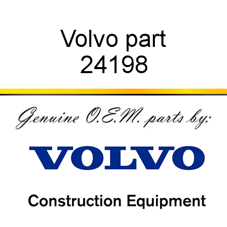 Volvo part 24198