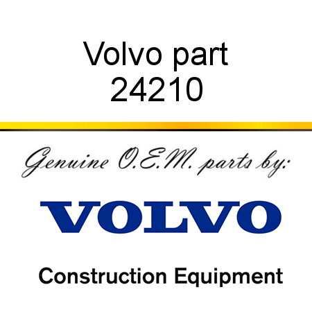 Volvo part 24210