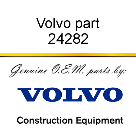 Volvo part 24282