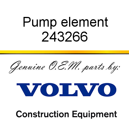 Pump element 243266