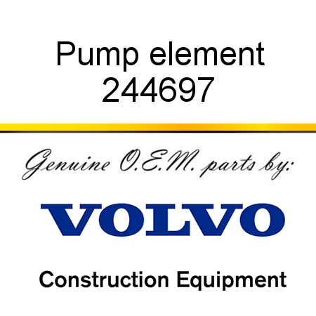 Pump element 244697