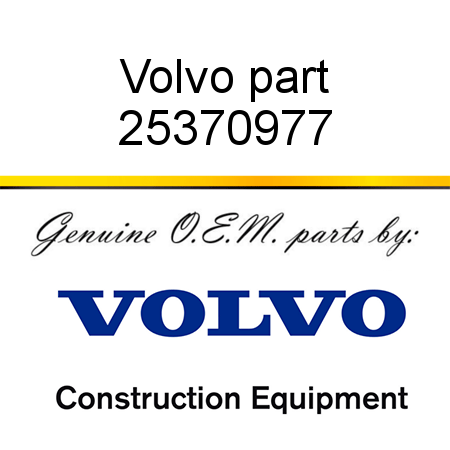 Volvo part 25370977