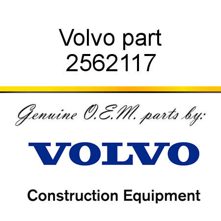 Volvo part 2562117