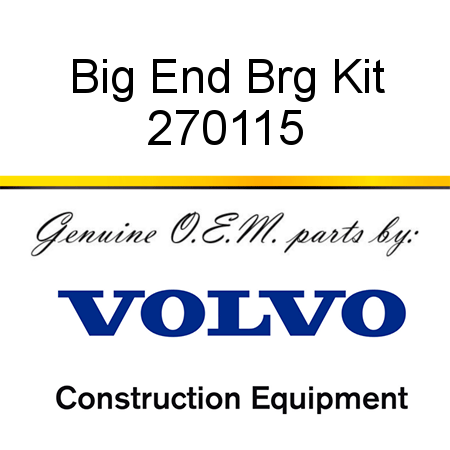 Big End Brg Kit 270115