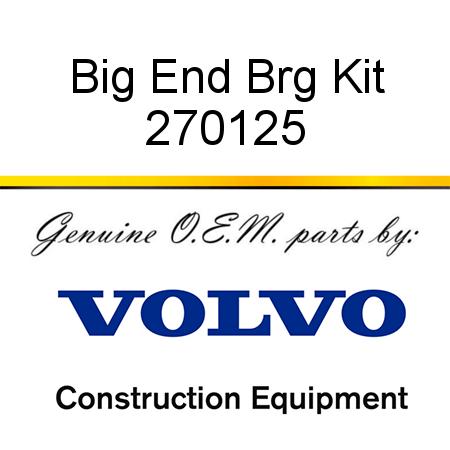 Big End Brg Kit 270125