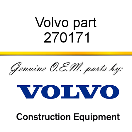 Volvo part 270171