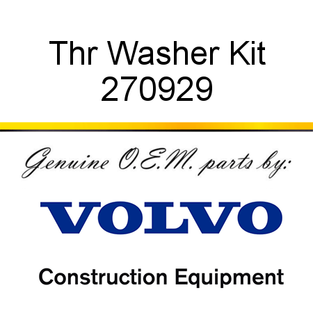 Thr Washer Kit 270929