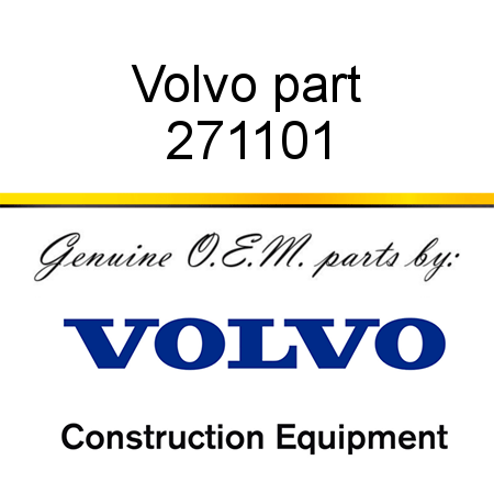 Volvo part 271101