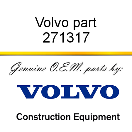 Volvo part 271317