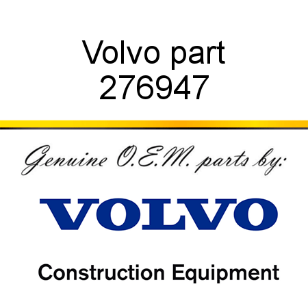 Volvo part 276947