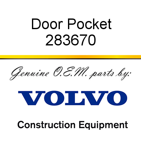 Door Pocket 283670