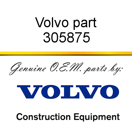 Volvo part 305875