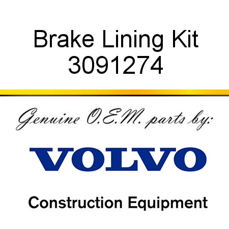 Brake Lining Kit 3091274