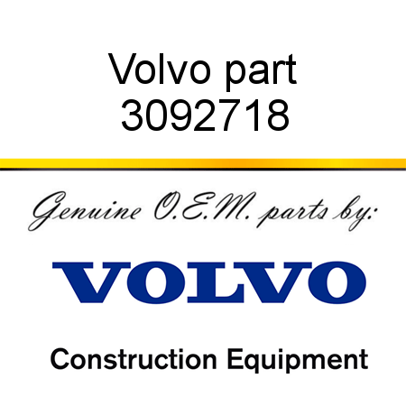 Volvo part 3092718