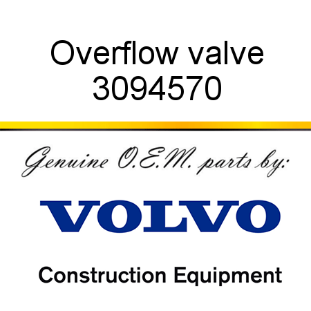 Overflow valve 3094570