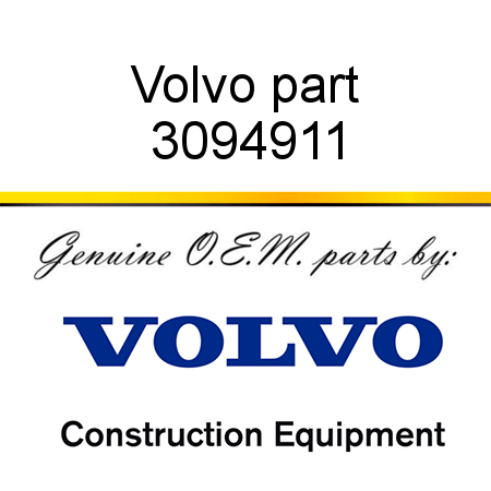 Volvo part 3094911