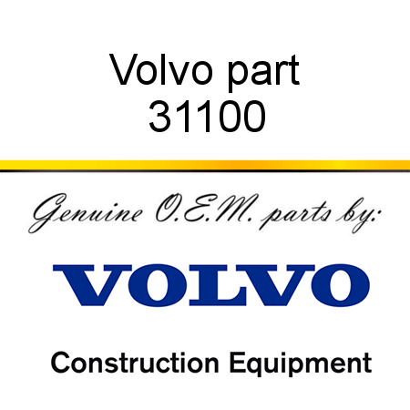 Volvo part 31100