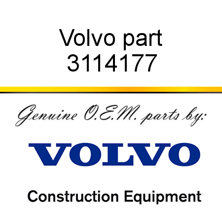 Volvo part 3114177