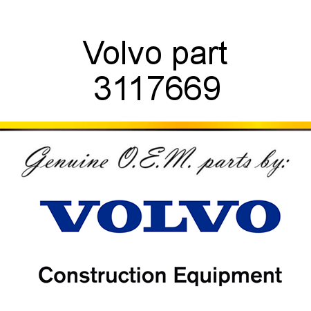 Volvo part 3117669