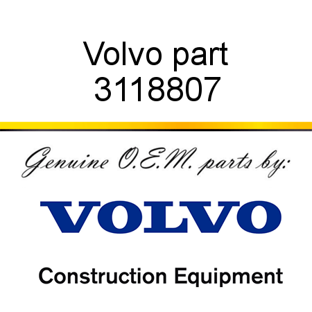 Volvo part 3118807