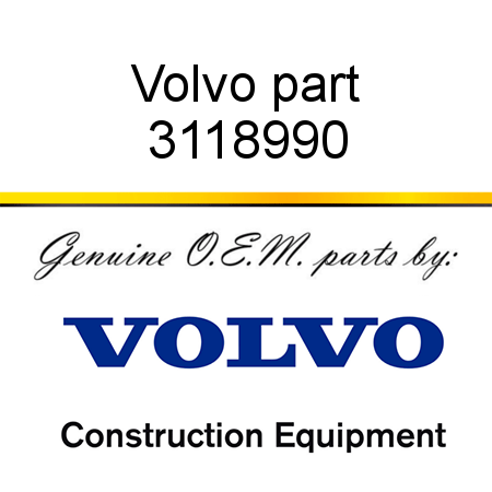 Volvo part 3118990