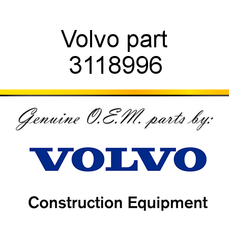 Volvo part 3118996