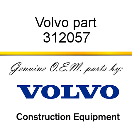 Volvo part 312057