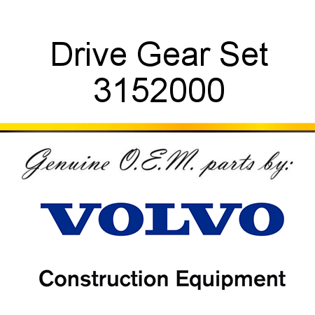 Drive Gear Set 3152000