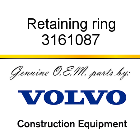 Retaining ring 3161087