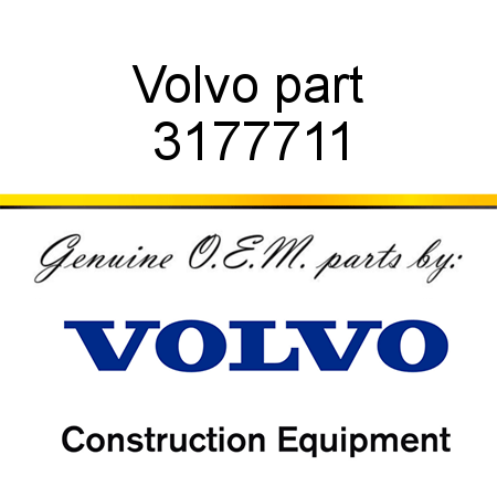 Volvo part 3177711