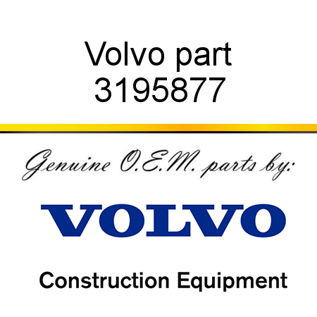 Volvo part 3195877