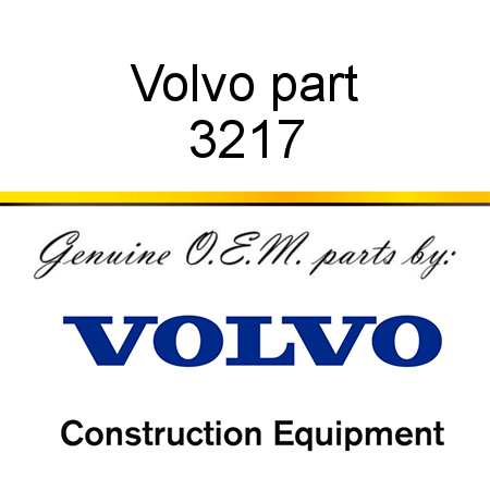 Volvo part 3217