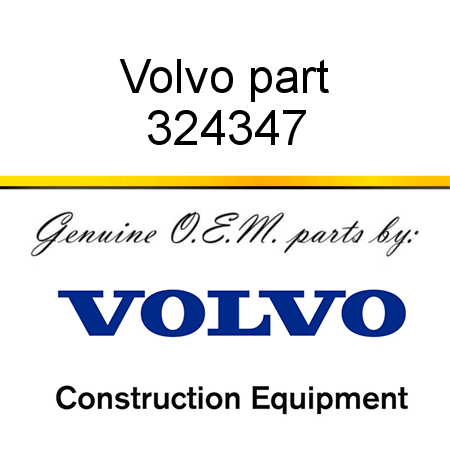 Volvo part 324347