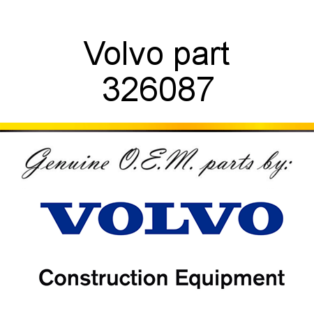 Volvo part 326087