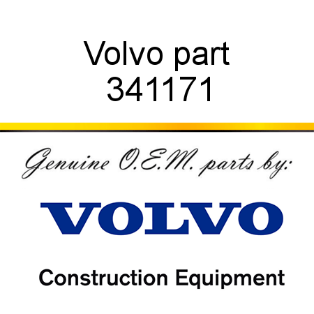 Volvo part 341171