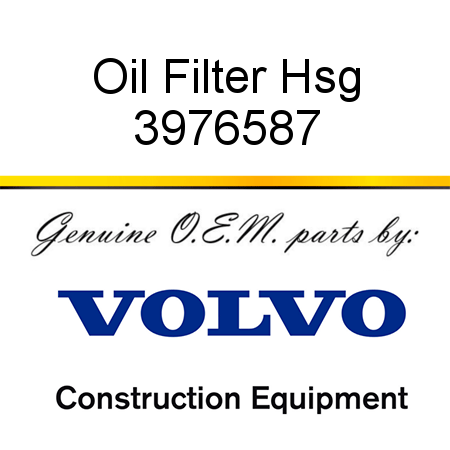 Oil Filter Hsg 3976587