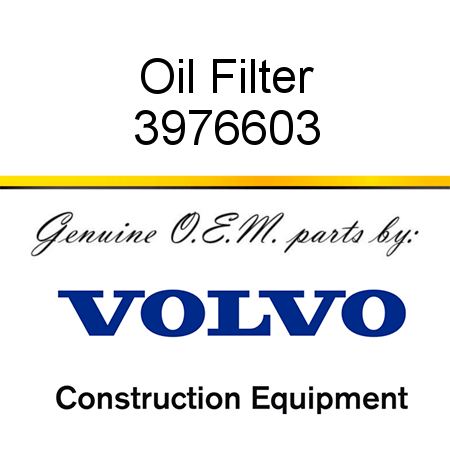 Oil Filter 3976603