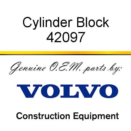 Cylinder Block 42097